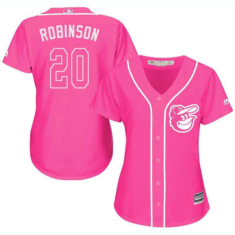 Glued Women's Baltimore Orioles #20 Frank Robinson Pink New Cool Base Jersey WEM,We sell and wholesale Glued Women's Baltimore Orioles #20 Frank Robinson Pink New Cool Base Jersey WEM on line form chian!