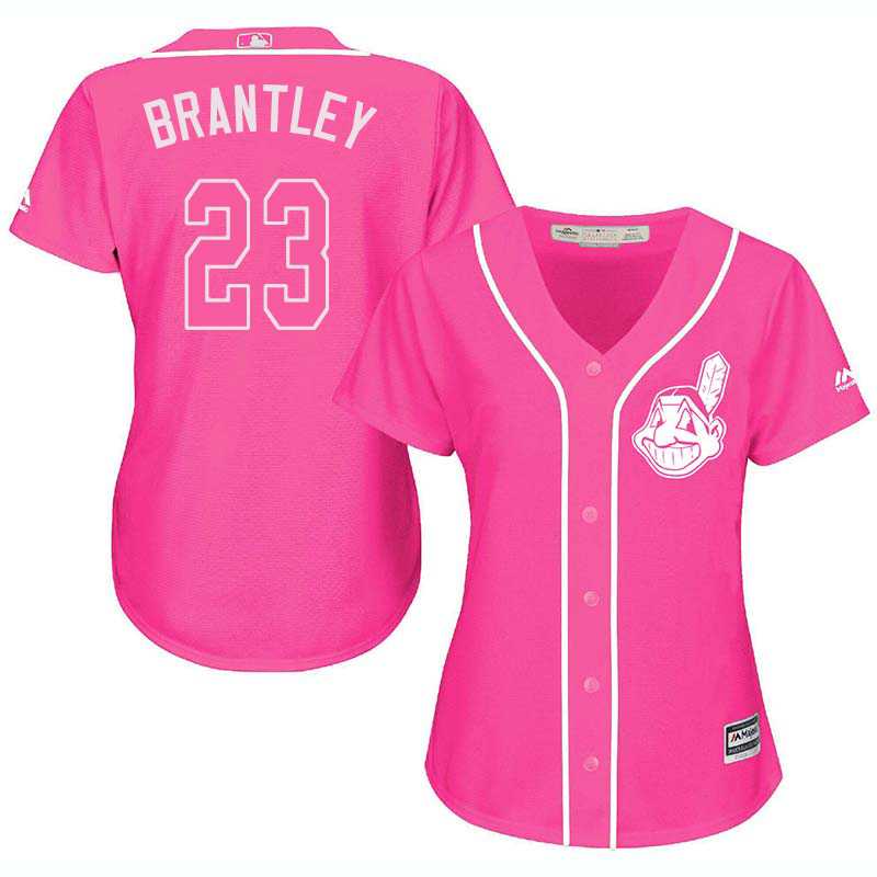 Glued Women's Cleveland Indians #23 Michael Brantley Pink New Cool Base Jersey WEM,We sell and wholesale Glued Women's Cleveland Indians #23 Michael Brantley Pink New Cool Base Jersey WEM on line form chian!