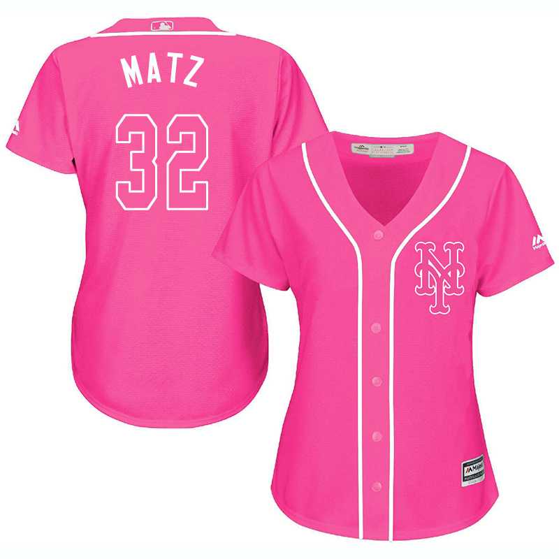 Glued Women's New York Mets #32 Steven Matz Pink New Cool Base Jersey WEM,We sell and wholesale Glued Women's New York Mets #32 Steven Matz Pink New Cool Base Jersey WEM on line form chian!