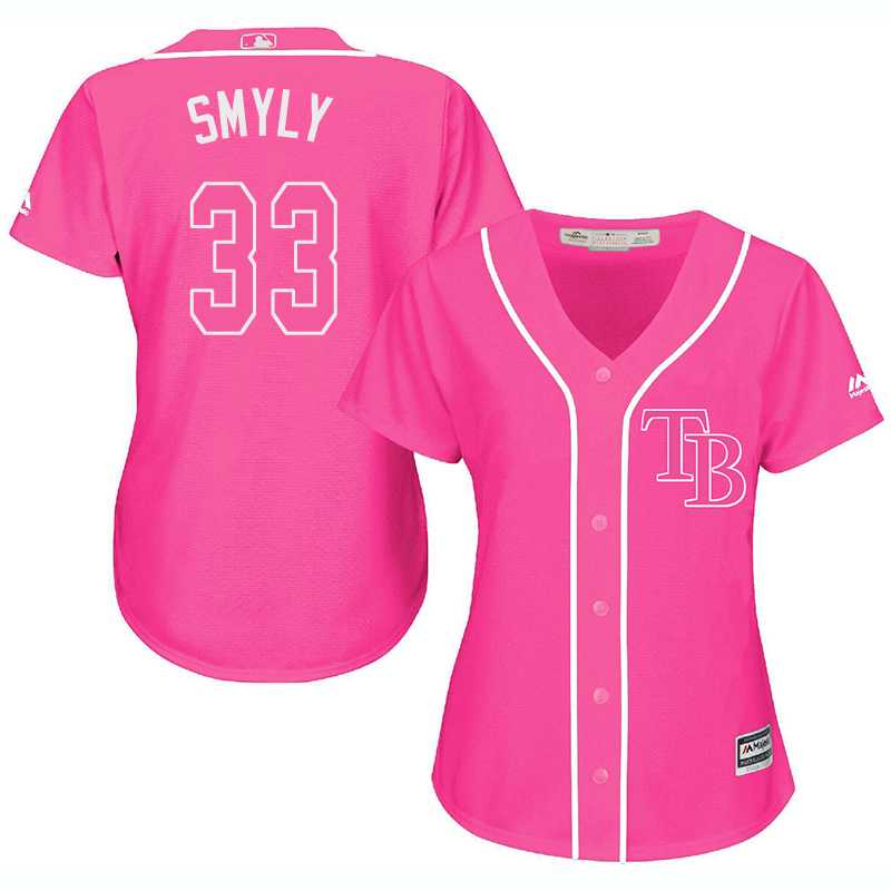 Glued Women's Tampa Bay Rays #33 Drew Smyly Pink New Cool Base Jersey WEM,We sell and wholesale Glued Women's Tampa Bay Rays #33 Drew Smyly Pink New Cool Base Jersey WEM on line form chian!