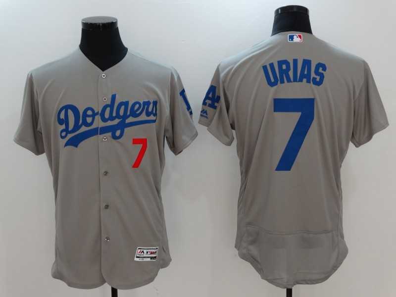Los Angeles Dodgers #7 Julio Urias Gray Flexbase Stitched Jersey,We sell and wholesale Los Angeles Dodgers #7 Julio Urias Gray Flexbase Stitched Jersey on line form chian!
