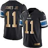 Nike Limited Detroit Lions #11 Marvin Jones Jr. Black Gold Color Rush Jersey Dingwo