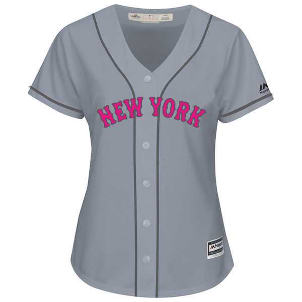 Women New York Mets Blank Gray Mother's Day New Cool Base Jersey JiaSu,We sell and wholesale Women New York Mets Blank Gray Mother's Day New Cool Base Jersey JiaSu on line form chian!