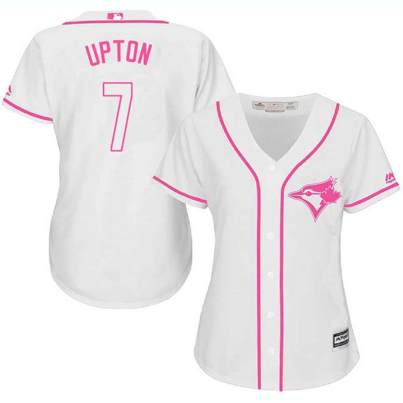 Women Toronto Blue Jays #7 Melvin Upton White Pink New Cool Base Jersey JiaSu,We sell and wholesale Women Toronto Blue Jays #7 Melvin Upton White Pink New Cool Base Jersey JiaSu on line form chian!