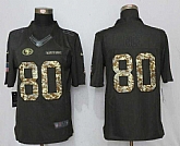 Nike San Francisco 49ers #80 Jerry Rice Anthracite Salute to Service Limited Stitched Jersey,baseball caps,new era cap wholesale,wholesale hats