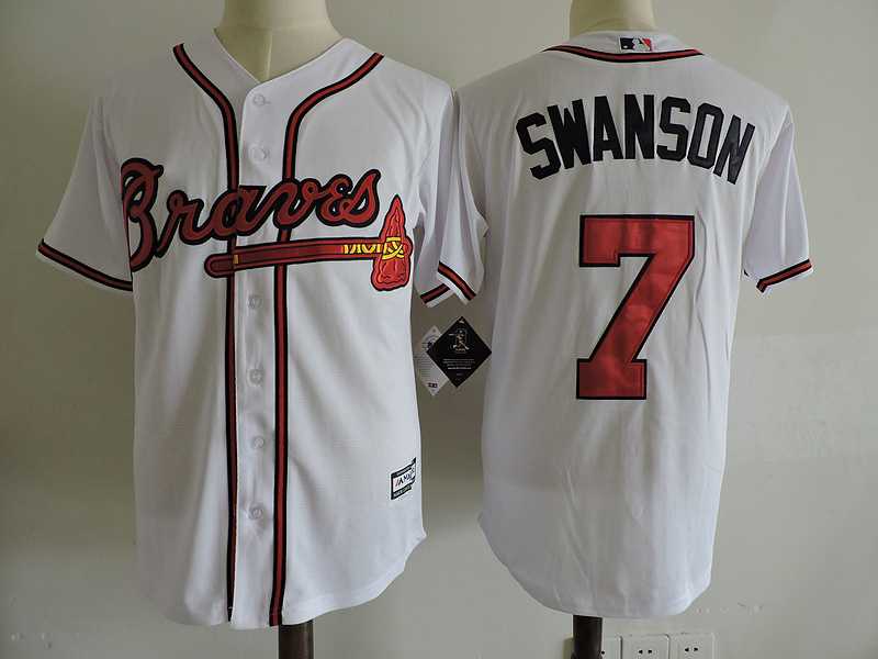 Atlanta Braves #7 Dansby Swanson White Mitchell And Ness 1995 Throwback Stitched Jersey,We sell and wholesale Atlanta Braves #7 Dansby Swanson White Mitchell And Ness 1995 Throwback Stitched Jersey on line form chian!