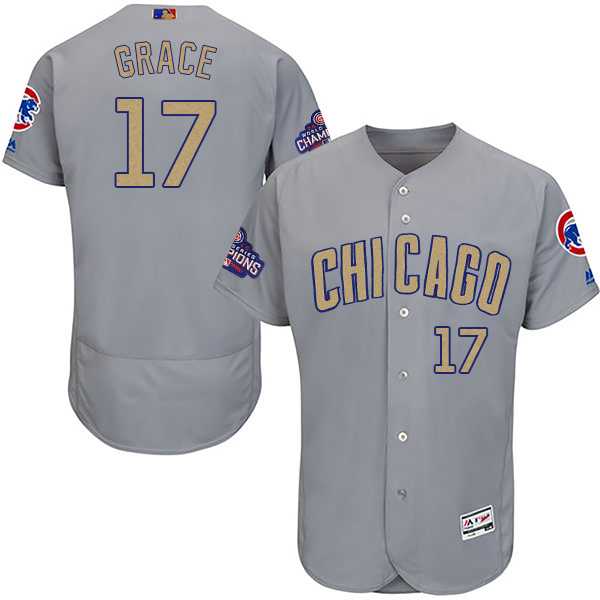 Chicago Cubs #17 Mark Grace World Series Champions Gold Program Flexbase Stitched Jersey JiaSu,We sell and wholesale Chicago Cubs #17 Mark Grace World Series Champions Gold Program Flexbase Stitched Jersey JiaSu on line form chian!