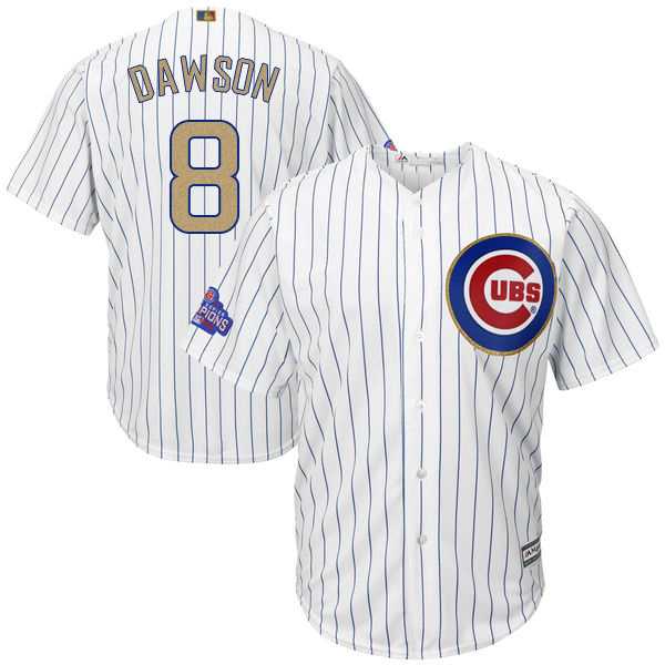 Chicago Cubs #8 Andre Dawson White World Series Champions Gold Program New Cool Base Stitched Jersey,We sell and wholesale Chicago Cubs #8 Andre Dawson White World Series Champions Gold Program New Cool Base Stitched Jersey on line form chian!