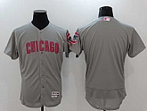 Chicago Cubs Blank Gray Mother's Day Flexbase Stitched Jersey