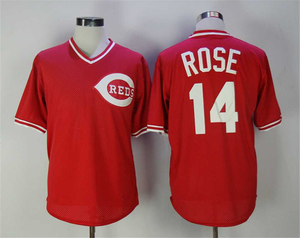 Cincinnati Reds #14 Pete Rose 1976 BP Red Mitchell And Ness Throwback Pullover Stitched Jersey,We sell and wholesale Cincinnati Reds #14 Pete Rose 1976 BP Red Mitchell And Ness Throwback Pullover Stitched Jersey on line form chian!