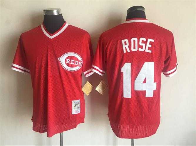 Cincinnati Reds #14 Pete Rose Red Mitchell And Ness Throwback Pullover Stitched Jersey,We sell and wholesale Cincinnati Reds #14 Pete Rose Red Mitchell And Ness Throwback Pullover Stitched Jersey on line form chian!