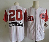 Cincinnati Reds #20 Robinson White Mitchell And Ness Throwback Stitched Jersey,baseball caps,new era cap wholesale,wholesale hats