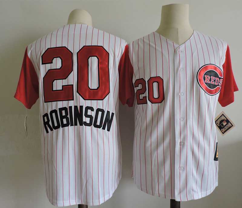 Cincinnati Reds #20 Robinson White Mitchell And Ness Throwback Stitched Jersey,We sell and wholesale Cincinnati Reds #20 Robinson White Mitchell And Ness Throwback Stitched Jersey on line form chian!
