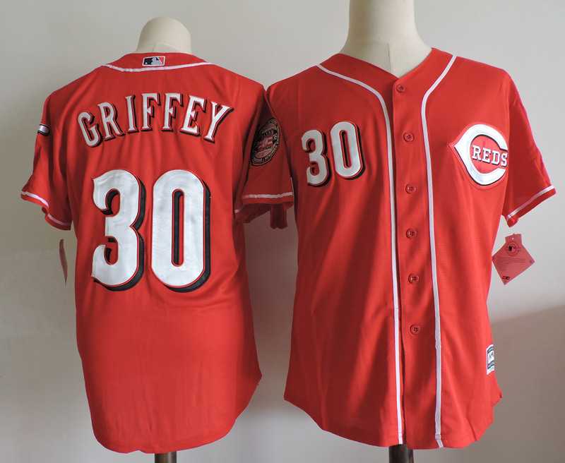 Cincinnati Reds #30 Ken Griffey Red New Cool Base Stitched Jersey,We sell and wholesale Cincinnati Reds #30 Ken Griffey Red New Cool Base Stitched Jersey on line form chian!