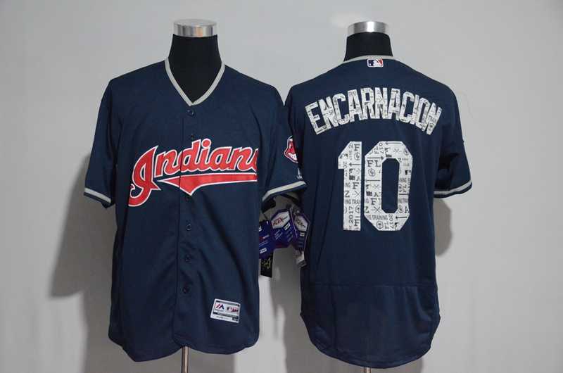 Cleveland Indians #10 Edwin Encarnacion Navy Blue 2017 Spring Training Flexbase Stitched Jersey,We sell and wholesale Cleveland Indians #10 Edwin Encarnacion Navy Blue 2017 Spring Training Flexbase Stitched Jersey on line form chian!