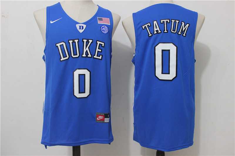 Duke Blue Devils #0 Jayson Tatum Blue College Basketball Stitched Jersey,We sell and wholesale Duke Blue Devils #0 Jayson Tatum Blue College Basketball Stitched Jersey on line form chian!