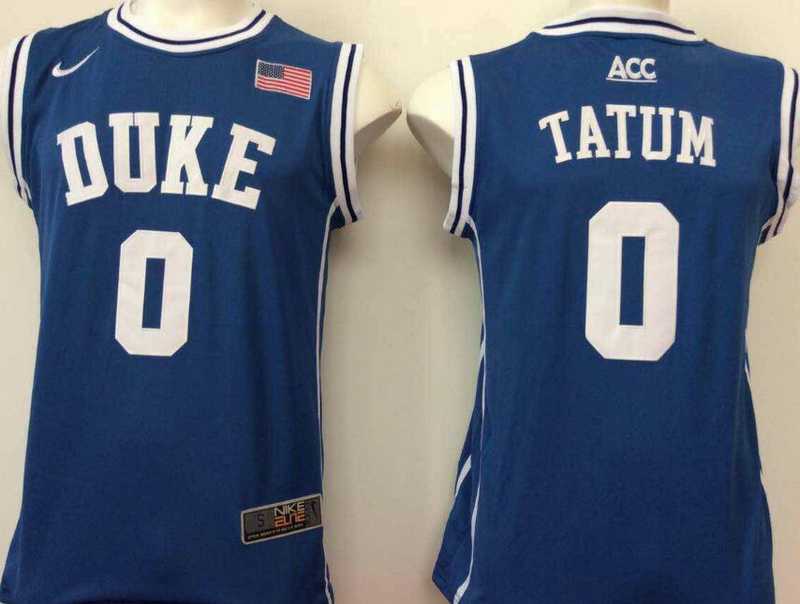 Duke Blue Devils #0 Jayson Tatum Blue Swingman College Basketball Jersey,We sell and wholesale Duke Blue Devils #0 Jayson Tatum Blue Swingman College Basketball Jersey on line form chian!