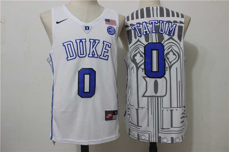Duke Blue Devils #0 Jayson Tatum White College Basketball Stitched Jersey,We sell and wholesale Duke Blue Devils #0 Jayson Tatum White College Basketball Stitched Jersey on line form chian!