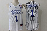 Duke Blue Devils #1 Giles White College Basketball Stitched Jersey,baseball caps,new era cap wholesale,wholesale hats