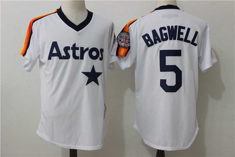 Houston Astros #5 Jeff Bagwell White Mitchell And Ness Throwback Pullover Stitched Jersey,We sell and wholesale Houston Astros #5 Jeff Bagwell White Mitchell And Ness Throwback Pullover Stitched Jersey on line form chian!