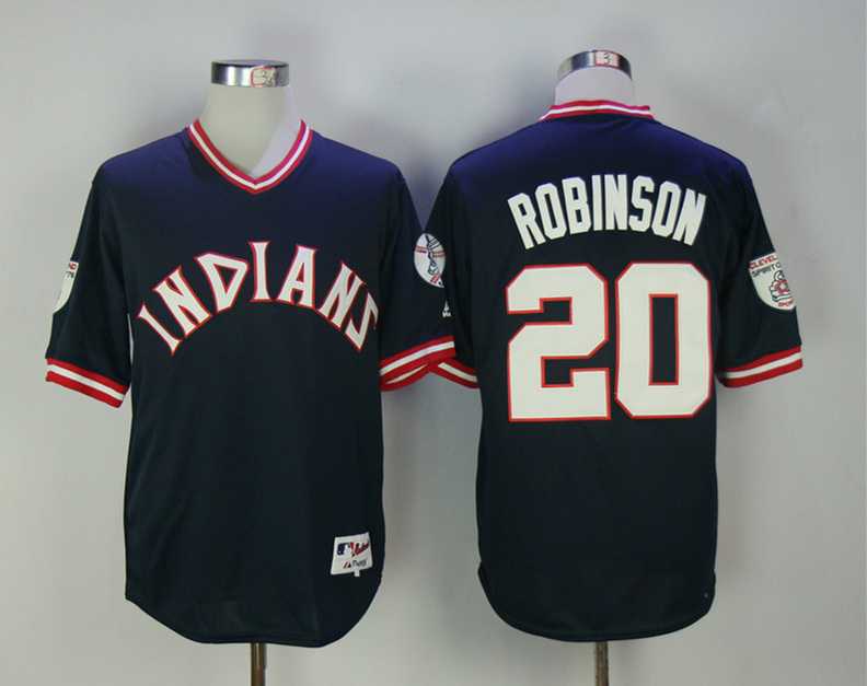 Indians #20 Frank Robinson Navy Blue Mitchell And Ness Throwback Pullover Stitched Jersey,We sell and wholesale Indians #20 Frank Robinson Navy Blue Mitchell And Ness Throwback Pullover Stitched Jersey on line form chian!