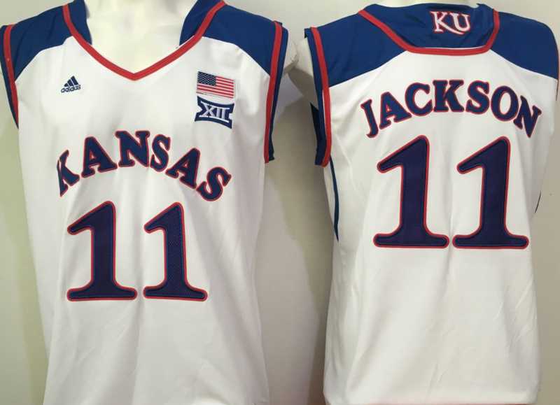 Kansas Jayhawks #11 Josh Jackson White College Basketball Jersey,We sell and wholesale Kansas Jayhawks #11 Josh Jackson White College Basketball Jersey on line form chian!