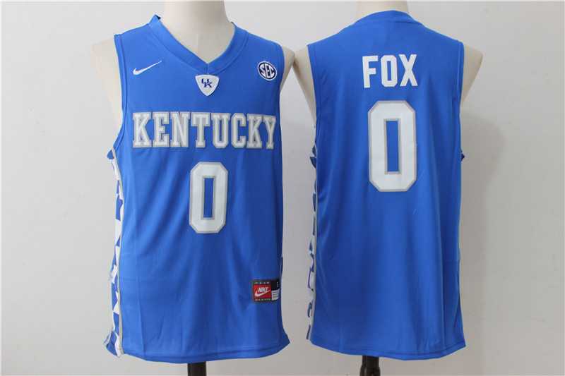 Kentucky Wildcats #0 Fox Blue College Basketball Stitched Jersey,We sell and wholesale Kentucky Wildcats #0 Fox Blue College Basketball Stitched Jersey on line form chian!