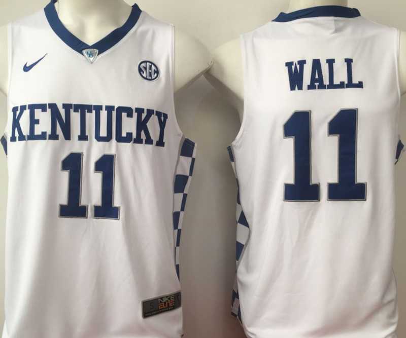 Kentucky Wildcats #11 John Wall White Swingman College Basketball Jersey,We sell and wholesale Kentucky Wildcats #11 John Wall White Swingman College Basketball Jersey on line form chian!