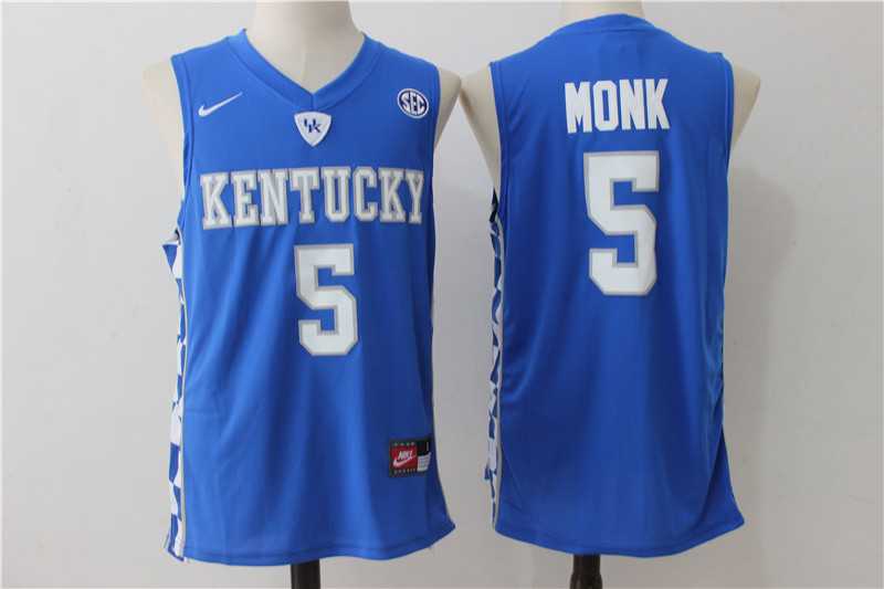 Kentucky Wildcats #5 Malik Monk Blue College Basketball Stitched Jersey,We sell and wholesale Kentucky Wildcats #5 Malik Monk Blue College Basketball Stitched Jersey on line form chian!