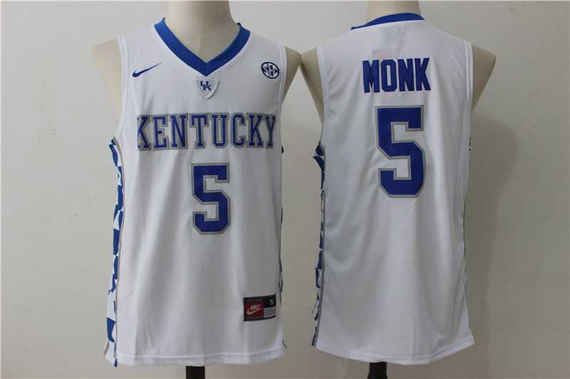 Kentucky Wildcats #5 Malik Monk White College Basketball Stitched Jersey,We sell and wholesale Kentucky Wildcats #5 Malik Monk White College Basketball Stitched Jersey on line form chian!
