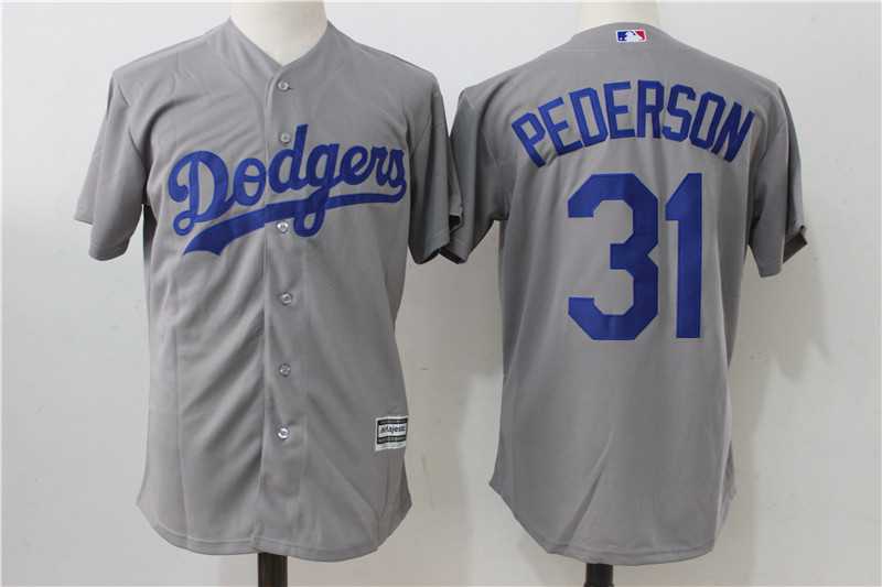 Los Angeles Dodgers #31 Joc Pederson Gray New Cool Base Stitched Jersey,We sell and wholesale Los Angeles Dodgers #31 Joc Pederson Gray New Cool Base Stitched Jersey on line form chian!