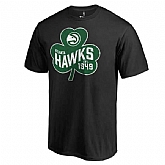 Men's Atlanta Hawks Fanatics Branded Black Big & Tall St. Patrick's Day Paddy's Pride T-Shirt FengYun,baseball caps,new era cap wholesale,wholesale hats
