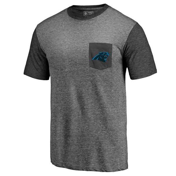 Men's Carolina Panthers Pro Line by Fanatics Branded Heathered Gray Black Refresh Pocket T-Shirt FengYun,We sell and wholesale Men's Carolina Panthers Pro Line by Fanatics Branded Heathered Gray Black Refresh Pocket T-Shirt FengYun on line form chian!