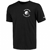 Men's Cleveland Browns Nike Black Helmet Tri Blend T-Shirt FengYun,baseball caps,new era cap wholesale,wholesale hats