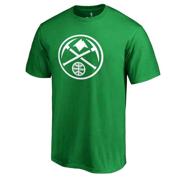 Men's Denver Nuggets Branded Kelly Green St. Patrick's Day White Logo T-Shirt FengYun,We sell and wholesale Men's Denver Nuggets Branded Kelly Green St. Patrick's Day White Logo T-Shirt FengYun on line form chian!