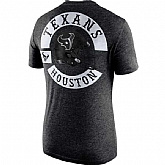 Men's Houston Texans Nike Black Helmet Tri Blend T-Shirt2 FengYun,baseball caps,new era cap wholesale,wholesale hats