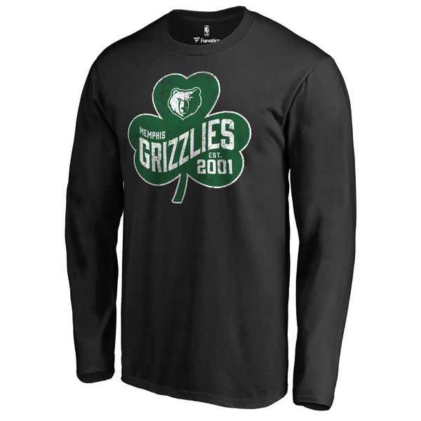 Men's Memphis Grizzlies Fanatics Branded Black Big & Tall St. Patrick's Day Paddy's Pride Long Sleeve T-Shirt FengYun,We sell and wholesale Men's Memphis Grizzlies Fanatics Branded Black Big & Tall St. Patrick's Day Paddy's Pride Long Sleeve T-Shirt FengYun on line form chian!