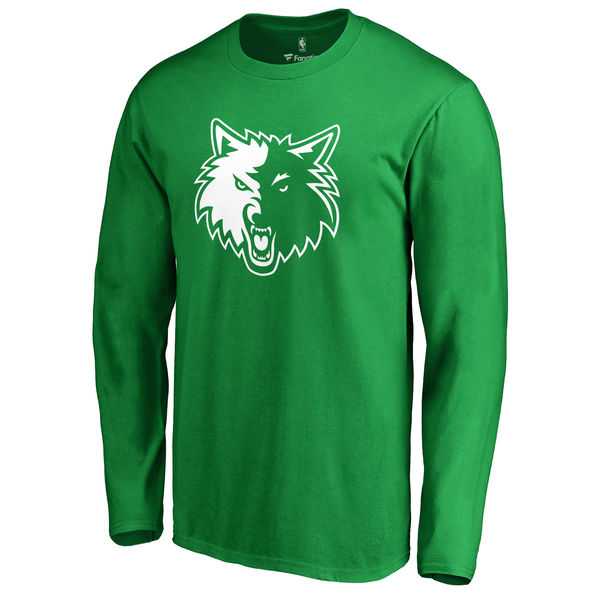 Men's Minnesota Timberwolves Fanatics Branded Kelly Green St. Patrick's Day White Logo Long Sleeve T-Shirt FengYun,We sell and wholesale Men's Minnesota Timberwolves Fanatics Branded Kelly Green St. Patrick's Day White Logo Long Sleeve T-Shirt FengYun on line form chian!