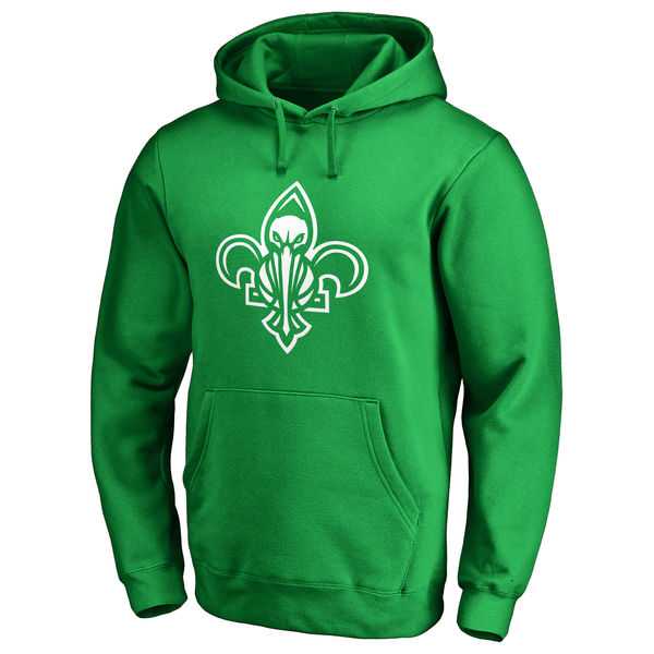 Men's New Orleans Pelicans Fanatics Branded Kelly Green St. Patrick's Day White Logo Pullover Hoodie FengYun,We sell and wholesale Men's New Orleans Pelicans Fanatics Branded Kelly Green St. Patrick's Day White Logo Pullover Hoodie FengYun on line form chian!