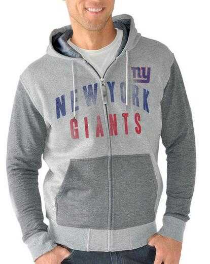 Men's New York Giants G III Sports by Carl Banks Safety Tri Blend Full Zip Hoodie Heathered Gray FengYun,We sell and wholesale Men's New York Giants G III Sports by Carl Banks Safety Tri Blend Full Zip Hoodie Heathered Gray FengYun on line form chian!