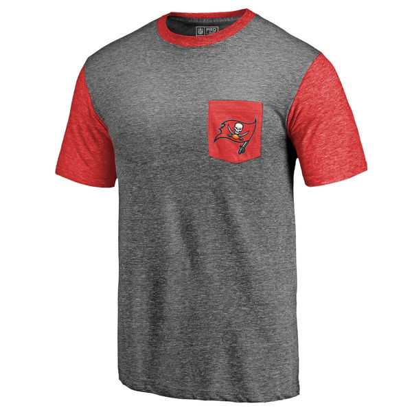 Men's Tampa Bay Buccaneers Pro Line by Fanatics Branded Heathered Gray Red Refresh Pocket T-Shirt FengYun,We sell and wholesale Men's Tampa Bay Buccaneers Pro Line by Fanatics Branded Heathered Gray Red Refresh Pocket T-Shirt FengYun on line form chian!