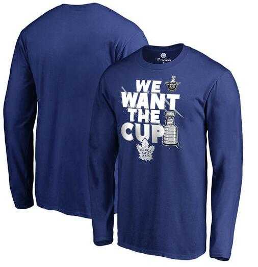 Men's Toronto Maple Leafs Fanatics Branded 2017 NHL Stanley Cup Playoffs Participant Blue Line Long Sleeve T Shirt Royal FengYun,We sell and wholesale Men's Toronto Maple Leafs Fanatics Branded 2017 NHL Stanley Cup Playoffs Participant Blue Line Long Sleeve T Shirt Royal FengYun on line form chian!