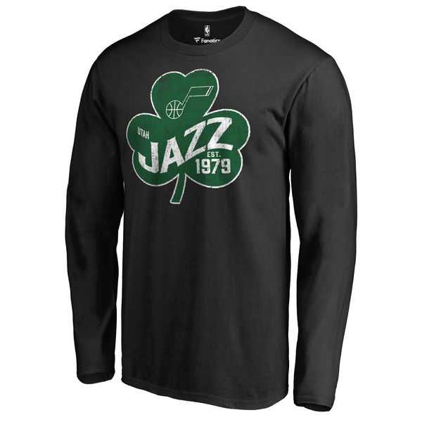 Men's Utah Jazz Fanatics Branded Black Big & Tall St. Patrick's Day Paddy's Pride Long Sleeve T-Shirt FengYun,We sell and wholesale Men's Utah Jazz Fanatics Branded Black Big & Tall St. Patrick's Day Paddy's Pride Long Sleeve T-Shirt FengYun on line form chian!
