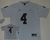 Michigan Wolverines #4 Jim Harbaugh Grey College Football Stitched Jersey,baseball caps,new era cap wholesale,wholesale hats