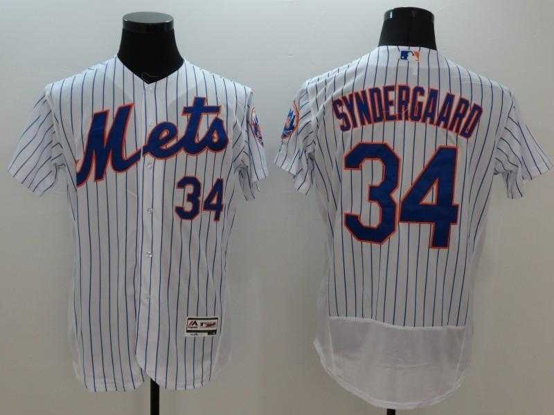 New York Mets #34 Noah Syndergaard White Flexbase Collection Stitched MLB Jersey,We sell and wholesale New York Mets #34 Noah Syndergaard White Flexbase Collection Stitched MLB Jersey on line form chian!