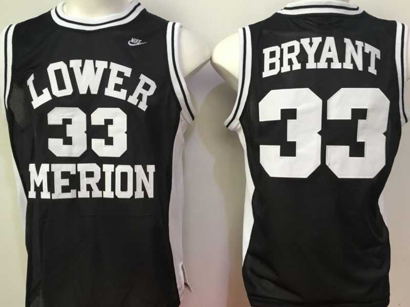 Nike Lower Merion High School Kobe Bryant #33 Black Basketball Throwback Jersey,We sell and wholesale Nike Lower Merion High School Kobe Bryant #33 Black Basketball Throwback Jersey on line form chian!