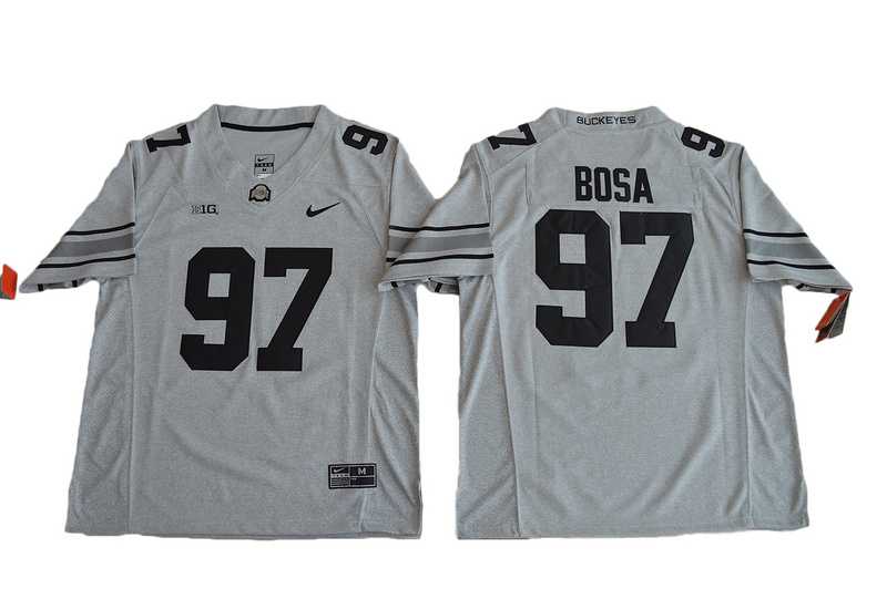 Ohio State Buckeyes #97 Joey Bosa Gray Gridiron II College Stitched Jersey,We sell and wholesale Ohio State Buckeyes #97 Joey Bosa Gray Gridiron II College Stitched Jersey on line form chian!