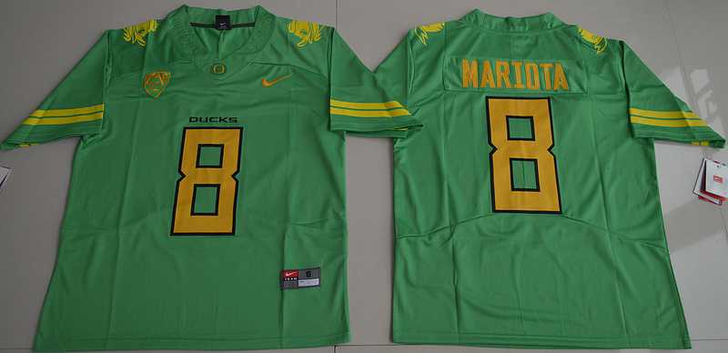 Oregon Ducks #8 Marcus Mariota Green Nike College Stitched Jersey,We sell and wholesale Oregon Ducks #8 Marcus Mariota Green Nike College Stitched Jersey on line form chian!