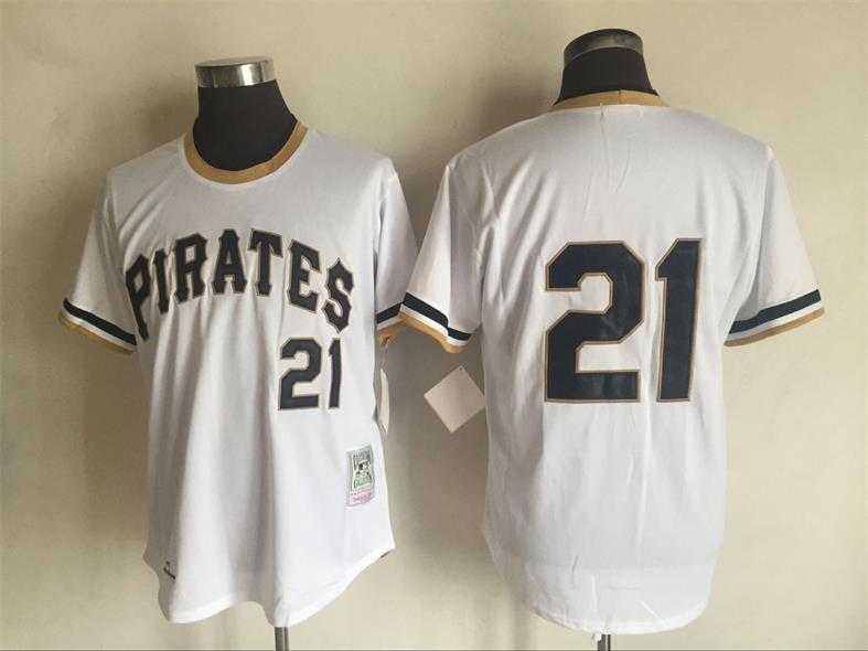 Pittsburgh Pirates #21 Roberto Clemente White Mitchell And Ness Throwback Pullover Stitched Jersey,We sell and wholesale Pittsburgh Pirates #21 Roberto Clemente White Mitchell And Ness Throwback Pullover Stitched Jersey on line form chian!