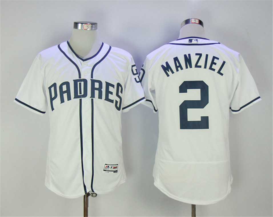 San Diego Padres #2 Johnny Manziel White Flexbase Collection Stitched MLB Jersey,We sell and wholesale San Diego Padres #2 Johnny Manziel White Flexbase Collection Stitched MLB Jersey on line form chian!